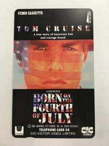  telephone card telephone card 50 frequency 7 month 4 day . birth .Born on the Fourth of July Tom * cruise unused 