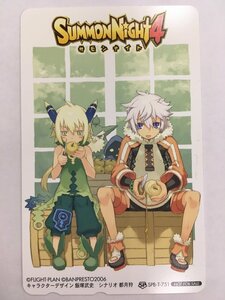 テレホンカード テレカ 50度数 サモンナイト4 ライ コーラル 飯塚武史 未使用
