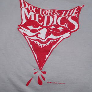 ■ 80s Doctor and the Medics Vintage T-shirt ■ ドクター アンド ザ メディックス ヴィンテージ Tシャツ 当時物 本物 バンドT ロックT 