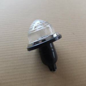  clear glass lens attaching flasher lamp ( double lamp )