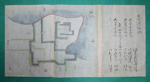 絵図 （城郭図） 宮崎県 日向國 飫肥城 おび城（レターパックライト発送）