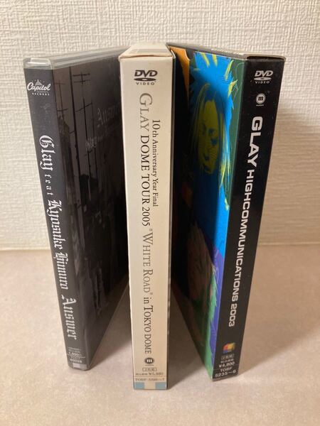 GLAY DVD3枚セット ポスター、扇子付き