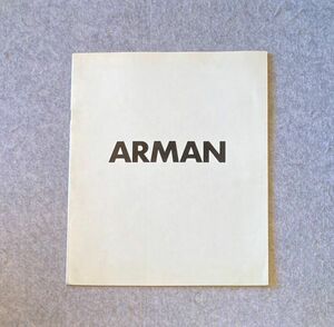 Art hand Auction 図録 ARMAN / 8 Sculptures;Bronze1978-1979 /GALERIE VALEUR 1980年 薄本 限定500部 アルマン展 モノクロ図版, アート, エンターテインメント, 絵画, 解説, 評論