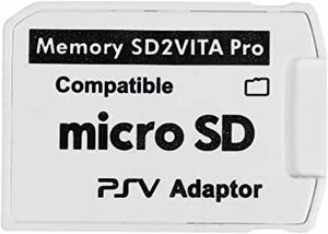 ホワイト Semoic Semoic(R) PS VitaメモリーTFカード用バージョン6.0 SD2VITA、PSVitaゲー