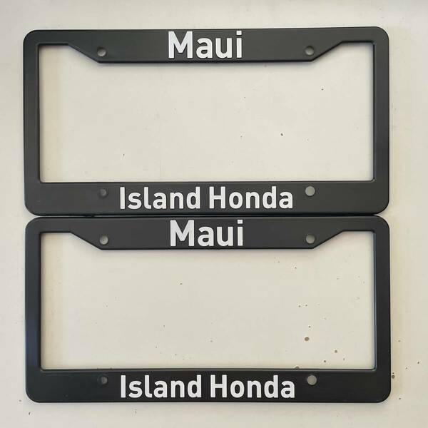 ISLAND HONDA MAUI アイランド ホンダ ハワイ マウイ島 ナンバーフレーム ライセンスフレーム HILIFE IN4MATION 808ALLDAY USDM HDM ②