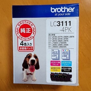 純正 ブラザー(brother) インクカートリッジ 4色 LC3111-4PK