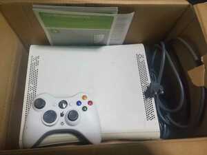 【中古】 Mircosoft Xbox 360 arcade XGX-00062 マイクロソフト エックスボックス360 アーケード 本体 コントローラー ケーブル類 
