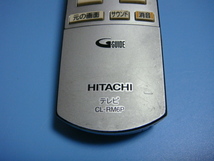 送料無料【スピード発送/即決/動作確認済/不良品返金保証】純正★日立 HITACHI テレビ用リモコン CL-RM6P EUR7660Z30 ＃B1578_画像2