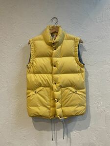 visvim イエローADVENTURA DOWN VEST サイズ1(s)