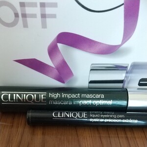CLINIQUE アイライナー&マスカラset