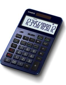 【未使用】カシオ プレミアム電卓 12桁 ネイビー S100BU CASIO 究極の機能美を追求したフラッグシップモデル