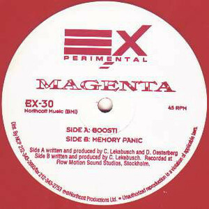 1994 Cari Lekebusch change name Techno rare record!! Magenta Boost! / Memory Panic 12 -inch +7 -inch 