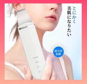 ウォーターピーリング 美顔器 超音波ピーリング emsマッサージ 超音波ウォーターピーラー!