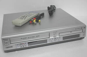 【即決&送料無料】MITSUBISHI DVDプレーヤー一体型VTR DJ-VB330 純正リモコン AVケーブル有 届いたらすぐにでも観賞できます。