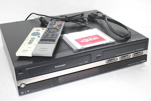 ◆◇【徹底清掃&即決&送料無料】TOSHIBA 東芝 RD-W301 VHS⇔HDD⇔DVDレコーダー リモコン HDMIケーブル 今すぐにダビングできます ◇◆