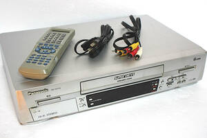 【即決＆送料無料】パナソニック Panasonic VHSビデオデッキ NV-HV7G リモコン（電池入）AVケーブル有 届いたらすぐにでも観賞できます。