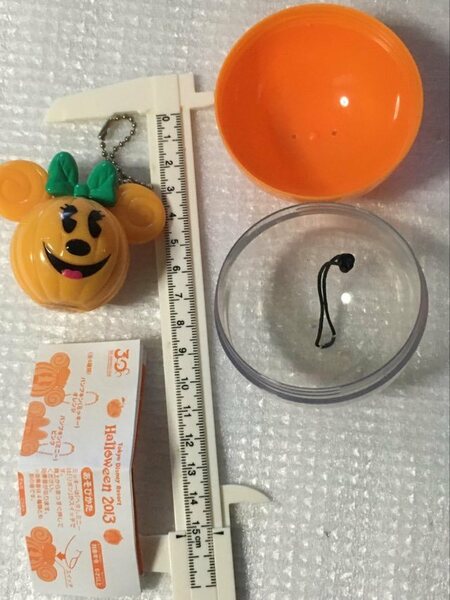 TDR限定 ディズニー ハロウィン2013 パンプキン ミニー キーホルダー Tokyo Disney Resort Halloween pumpkin Minnie Mouse key chain ring