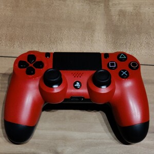PS4 DUALSHOCK4 ワイヤレスコントローラー レッド