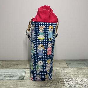 yukiemon マイコーデ ネイビー ペットボトルホルダー ハンドメイド