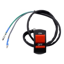 バイク用スイッチ 電源ON/OFF 汎用 ハンドルバー取り付け フォグライト/グリップヒーター オートバイ スクーターなどに GWWUPLS065_画像1