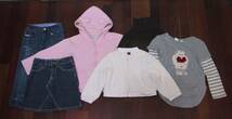 GAP ギャップ 女の子 子供服 　90～110サイズ ６点まとめて 　秋冬物　洗濯済　美品_画像1