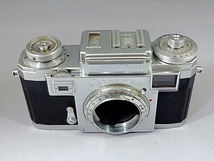 ▽ツァイス ZEISS IKON CONTAX Ⅲa ボディ ジャンク 純正スプール・革ケース付_画像5