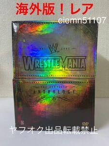 【海外版】WWE WRESTLE MANIA the complete ANTHOLOGY 1985～2005 BOX レッスルマニア コンプリート シリアルナンバー レア