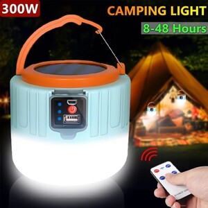 LEDランタン モバイルバッテリー USB充電 ライトソーラー充電