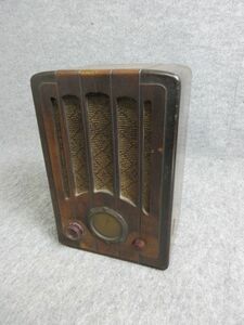 【政】30206 アンティーク真空管ラジオ SHARP 縦型 昭和 レトロ 骨董 古物
