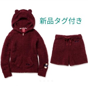ジェラートピケ gelatopique クリスマス限定 テディベア ベア パーカー ショートパンツ ルームウェア セット