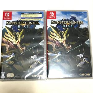 新品未開封◆モンスターハンターライズ 二本セット モンハンパッケージ版 封入特典有 NintendoSwitch