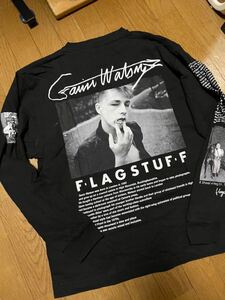 長袖Tシャツ　Gavin wastonコラボ　フラグスタフ　ロンT パンク　パンクス　フォト