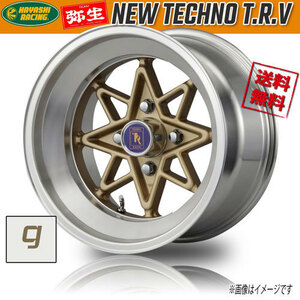 ホイール新品 2本セット ハヤシレーシング 弥生 NEW TECHNO T.R.V キャップ別売 15インチ 4H114.3 9J-19 業販4本購入で送料無料