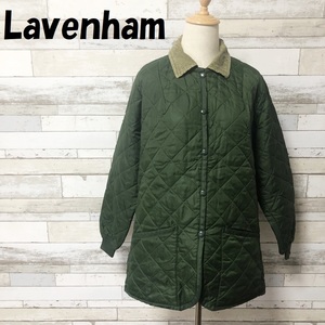 【人気】Lavenham / ラベンハム キルティングジャケット カーキ ミドル丈 レディース /5288