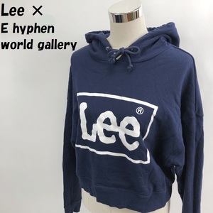 [ popular ]Lee × E hyphen world gallery/ Lee × E hyphen world gallery big Logo pull Parker height short .F lady's /S2200