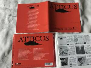 Atticus ...Dragging The Lake.II ジャケット、裏ジャケット、盤なし