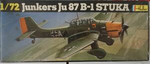 Junkers Ju 87 B-1 STUKA シュトゥーカ 1/72 Heller エレール プラモデル 20211207 tkhshss h 1112