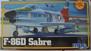 F-86D Sabre セイバー 1/72 mpc プラモデル 20211206 tkhshss h 1112