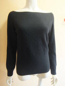 FRAGILE Fragile cashmere 100% size 38 knitted sweater tops cashmere black me11719
