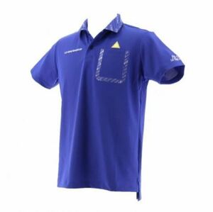 送料無料◆新品◆ルコック ゴルフ 8bitデザイン 半袖シャツ◆(M)◆QGMPJA06-BL00◆Le coq sportif GOLF