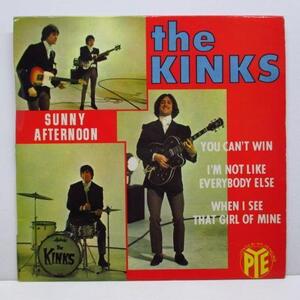 KINKS-Sunny Afternoon (FRANCE Orig.EP+CFS)