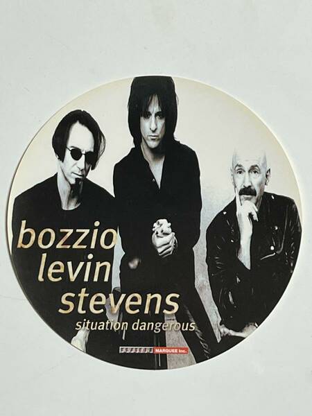 ☆ 販促ステッカー　ボジオ・レヴィン・スティーヴンス　シチュエーション・デンジャラス　送料込　bozzio levin stevens