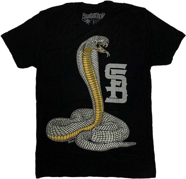 Steadfast brand ステッドファストブランド Cobra tattooデザインプリント Tシャツ (XL) 並行輸入品]