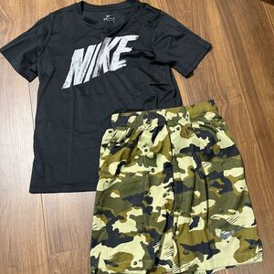 上下セット ハーフパンツ NIKE 半袖 トレーニングウェア 夏用