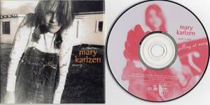 Mary Karlzen【US盤 SSW CD】 Yelling At Mary 　(Atlantic Records AMCY-864) Jackson Browne / David Hidalgo / Mark Goldenberg 
