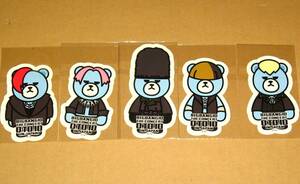 BIGBANG THE CONCERT 0.TO.10 IN JAPAN ステッカー 5種セット YG Bear ベアー