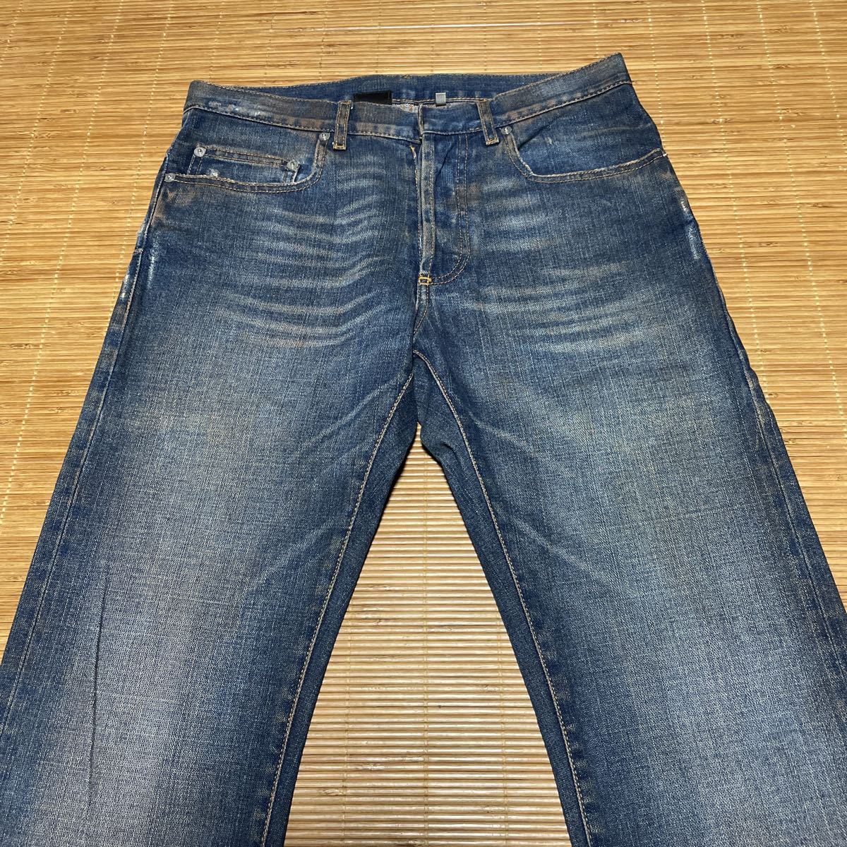 新品 DIOR HOMME ディオールオム パンツ デニムコーティング加工 32
