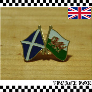 英国インポート Pins Badge ピンズ ピンバッジ Scotland スコットランド Wales ウェールズ レッドドラゴン イギリス 国旗 UK GB FLAG 265