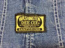 70's WASHINGTON DEE CEE/ワシントンディークリー オーバーオール USA製 ビンテージ品_画像6