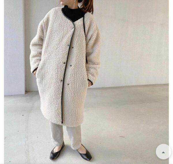 ★今だけ値下げ★mite long boa coat